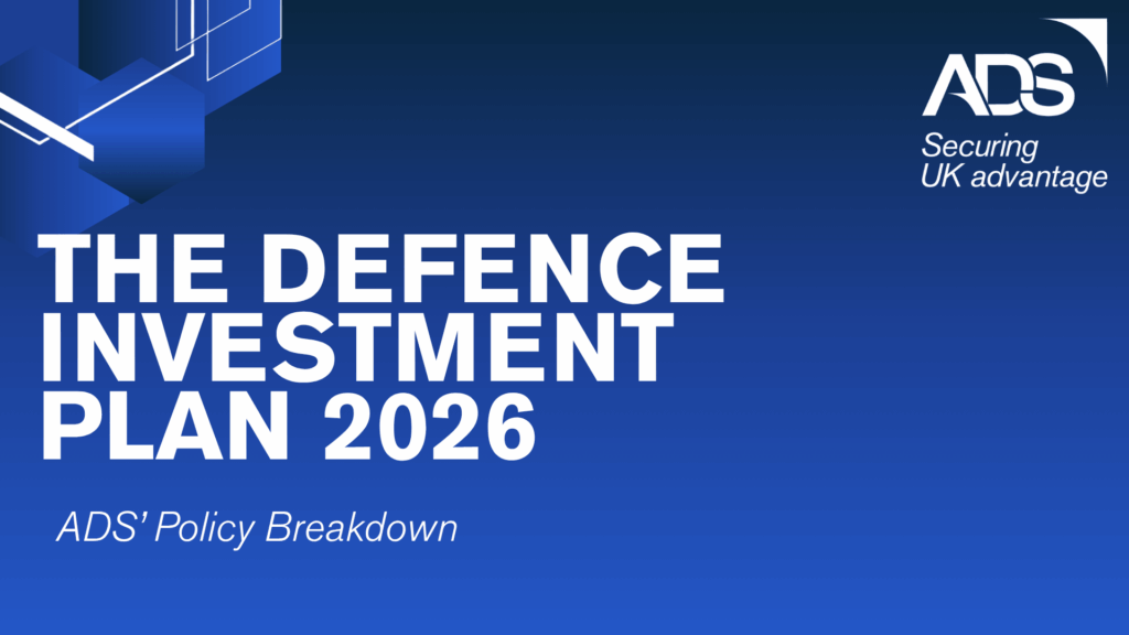 The Defence Investment Plan 2026 - ADS Group